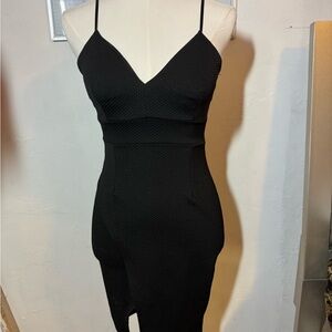 a'gaci Black Strapless Dress